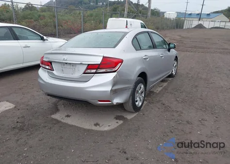 2015 Honda Civic Lx из США, поврежденный, VIN 19XFB2F56FE216289